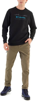 Nature And Back Crew Erkek Siyah Outdoor Sweatshirt CS0329-010