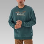Nature And Back Crew Erkek Yeşil Outdoor Sweatshirt CS0329-353