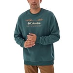 Nature And Back Crew Erkek Yeşil Outdoor Sweatshirt CS0329-353