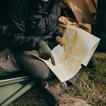 Naturehike Tam Dokunmatik Yürüyüş ve Bisiklet Eldiveni Haki