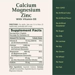 Natures Bounty Calcium Magnesium Zinc + D3 1 Paket(1 x 1 Stück)