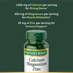 Natures Bounty Calcium Magnesium Zinc + D3 1 Paket(1 x 1 Stück)