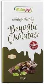 Naturpy Glutensiz Antep Fıstıklı Beyoğlu Çikolatası