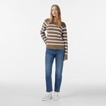 Nautica Kadın Kahverengi Regular Fit Kazak - Bedenler: XS, S