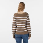 Nautica Kadın Kahverengi Regular Fit Kazak - Bedenler: XS, S