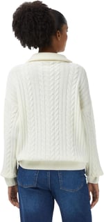 Nautica Kadın Krem Regular Fit Kazak-57S136T.1MA L - Bedenler: XS, S, M, L