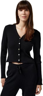 Nautica Kadın Siyah Slim Fit Hırka-47S004T.0TB L