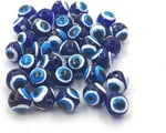 NAZAR BONCUĞU (100 ADET AKRİLİK) (6 MM) - Bedenler: 6 MM, 8 MM, 10 MM, 12 MM, 14 MM, 16 MM, 18 MM, OVAL DÜZ...