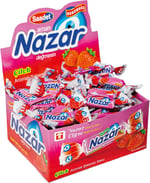 NAZAR ÇİLEK AROMALI ŞEKERSİZ SAKIZ 100'LÜ PAKET