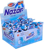 Nazar Şekersiz Beyaz Nane Aromalı Sakız Damlaları 100 Adet