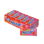 Nazar Şekersiz Çilek Aromalı Sakız Damlaları 5 x 20 Adet
