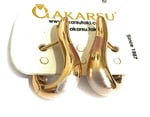 NAZEM Gold Oval Küpe