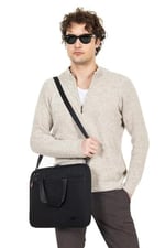 Necati Çanta Macbook Organizer Laptop Evrak Çantası 15.6 & 16 Inç Siyah