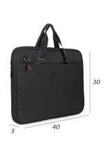 Necati Çanta Macbook Organizer Laptop Evrak Çantası 15.6 & 16 Inç Siyah