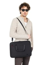 Necati Çanta Macbook Organizer Laptop Evrak Çantası 15.6 & 16 Inç Siyah