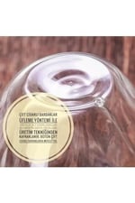 Needd Çift Katmanlı Espresso Cam Bardak Seti 2'li 80 ml | Borosilikat Cam, Isı Yalıtımlı Double Wall Tasarım | Espresso, Ristretto ve Macchiato için Şeffaf Kahve Bardağı