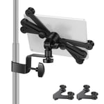 Neewer 7-14 inç ayarlanabilir tablet tutucu, 360 derece döner kıskaçlı mikrofon standıyla bağlantı için, iPad, iPad Pro, iPad Air, Google Nexus Samsung Galaxy ile uyumlu