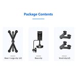 Neewer 7-14 inç ayarlanabilir tablet tutucu, 360 derece döner kıskaçlı mikrofon standıyla bağlantı için, iPad, iPad Pro, iPad Air, Google Nexus Samsung Galaxy ile uyumlu