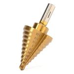 NEIKO 10194A Titanyum Kademeli Matkap Ucu, Yüksek Hızlı Alaşımlı Çelik, Ahşap ve Metal İçin Delik Genişletici, 0.6-3.5 cm Arası 10 Kademeli Boyut