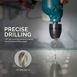 NEIKO 11402A küt matkap ucu seti, metal için, 5 parça, 1/4 inç hızlı değiştirilen altıgen şaft | M2 yüksek hızlı çelik | hızlı değiştirme mandren ve tahrik değişimi için | matkap ucu tutucu dahildir