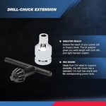Neiko® 20754 bir 3/8 CHUCK dönüştürücü, Quick Change şaftlı sürücüler için | 1/2 adaptör dahil