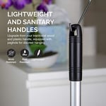NEIKO 60168A Tuvalet Pompası Seti | 4 Parça | Bonus Mini Lavabo ve Tahliye Pompası, Fırça ve Kutu | Kompakt | Patentli Çok Açılı Tasarım | Teleskopik Alüminyum Sap, Siyah