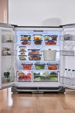 Neoflam Fika Glace Vakumlu Cam Saklama Kabı 460 ML Bej