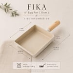 Neoflam Fika IH Induction Nonestick Kızartma Tavası Wok Tencere 5,9~11 inç/Kore Tencere Güveç Izgara Tavası (Yumurta Tavası 15 cm (5,9 inç))