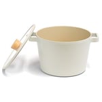 Neoflam Fika Tencere Bej 22 Cm