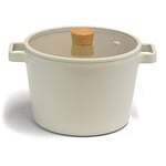 Neoflam Fika Tencere Bej 22 Cm