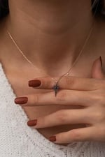 NEREZE 925 Ayar Minik Kutup Yıldızı Kolye Kadın Gümüş Kolye