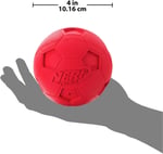 Nerf Dog İnteraktif Squeaker ile Futbol Topu Köpek Oyuncağı, Hafif, Dayanıklı ve Suya Dayanıklı, 10 cm, Orta/Büyük Irklar için, Tek Birim, Kırmı - Seçenekler: 2.5inches, 2.5inches (2 paketi), 4-inches