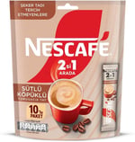 NESCAFÉ 2'si 1 Arada Çözünebilir Kahve Karışımı 10'lu Paket (10 x 10 g)
