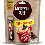 NESCAFÉ 2'si 1 Arada Çözünebilir Kahve Karışımı 10'lu Paket (10 x 10 g)