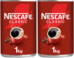 Nescafé Classic Teneke Kutu 1000 Gr (2 paketi)