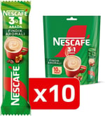 NESCAFÉ Fındık Aromalı Beyazlatıcılı Çözünebilir Kahve Karışımı, 10x17 g - Seçenekler: Extra, Fındıklı, Ice Kahve, Karamel Aromalı, Original...