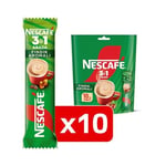 NESCAFÉ Fındık Aromalı Beyazlatıcılı Çözünebilir Kahve Karışımı, 10x17 g - Seçenekler: Extra, Fındıklı, Ice Kahve, Karamel Aromalı, Original...
