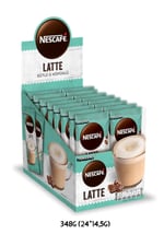 NESCAFÉ Latte Sütlü ve Köpüklü Çözünebilir Kahve Karışımı 14.5 g x 24 - Seçenekler: Cappuccino, Latte, Mocha, 14.5 Gram x 9 Adet...