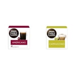 Nescafe Dolce Gusto Americano 16 Kapsül 136 Gr ve Nescafe Dolce Gusto Cappuccino 16 Kapsül 186.4 Gr (Ekstra Krema)