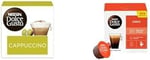 Nescafe Dolce Gusto Cappuccino 16 Kapsül 186.4 Gr (Ekstra Krema) ve Nescafe Dolce Gusto Lungo 16 Kapsül 89,6 Gr