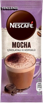 Nescafe, Mocha Çikolatalı Ve Köpüklü Çözünebilir Kahve Karışımı, 17 Gram x 9 Adet
