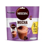 Nescafe, Mocha Çikolatalı Ve Köpüklü Çözünebilir Kahve Karışımı, 17 Gram x 9 Adet