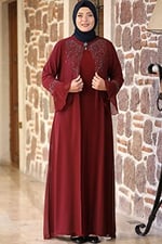 Neşe Abiye Bordo