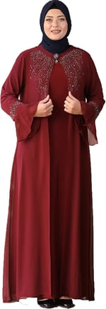 Neşe Abiye Bordo