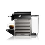 Nespresso C66T Pixie Titan + Aeroccino 3 Bundle Kahve Makinesi, Gri