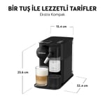Nespresso F121 Lattissima One Süt Çözümlü Kahve Makinesi Siyah