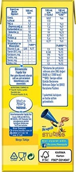 Nesquik Kakaolu Süt, 180 ml x 27
