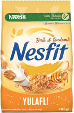 Nestlé Nesfit Ballı ve Bademli Tam Tahıl ve Pirinç Gevreği 400 g