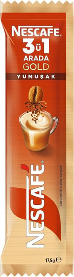 Nestle Nescafe 3ü1 Arada Gold Yumuşak 10'lu Çoklu Paket 10x 17,5 g (2 paketi)