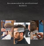 NestNook V Şekilli Tarak Saç Karıştırma Aracı, Solma Tarakları Profesyonel Saç Kesimi Isıya Dayanıklı FlatTop Saç Kesme Aletleri Erkek Salon Kuaförlük, Berber veya Evde Kullanım İçin (Gri 1 adet)